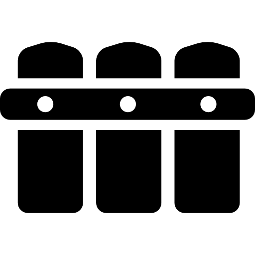 Black fence  icon