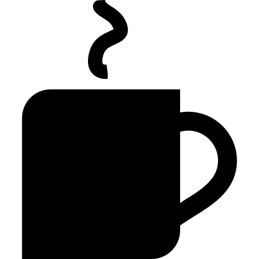 ciepła kawa  ikona