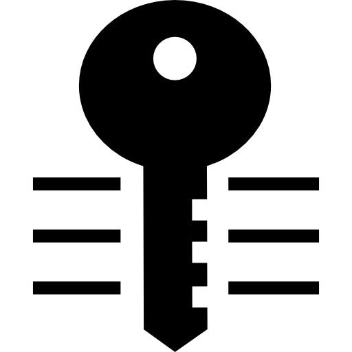 schlüsselwörter Basic Straight Filled icon