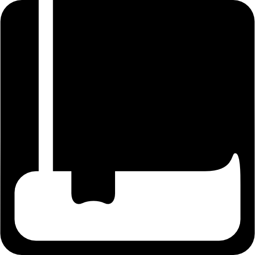 ebook con marcador  icono