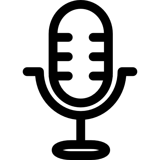 micrófono radio  icono