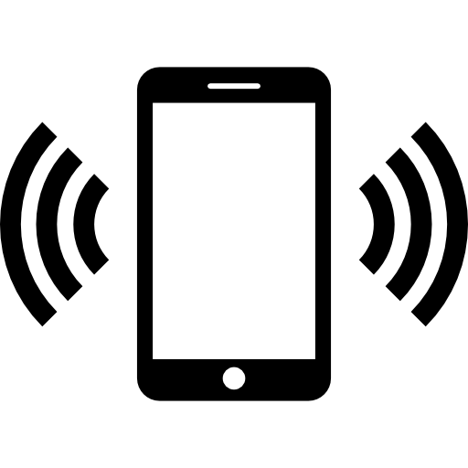 Smartphone ringing  icon