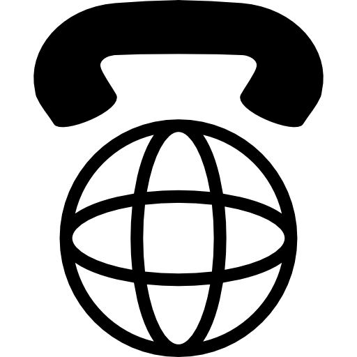połączenia międzynarodowe  ikona