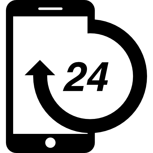 servicio smartphone 24 horas  icono