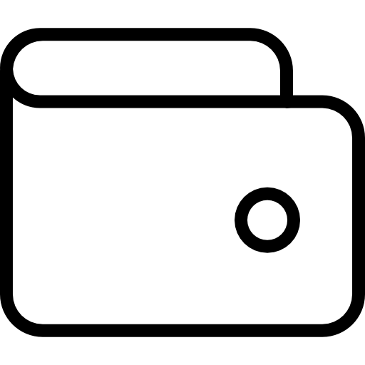 portfel na monety  ikona