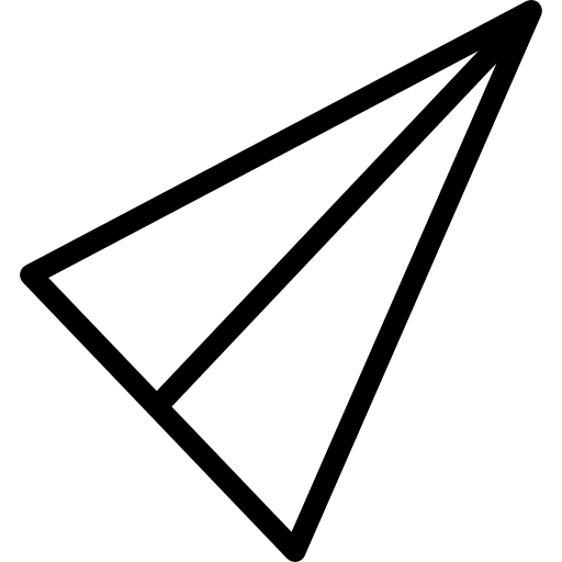latający samolot origami  ikona