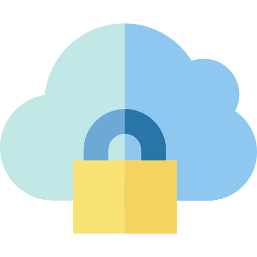 Computing cloud Basic Straight Flat icon