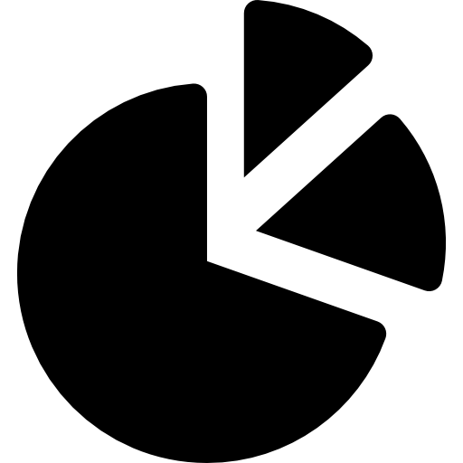 gráfico circular Pictograms Fill icono