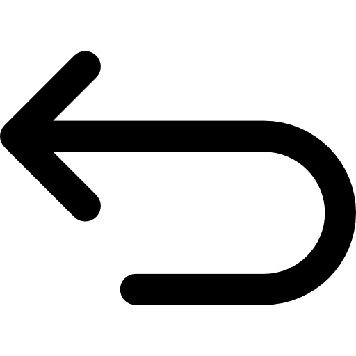 powrót Basic Rounded Lineal ikona
