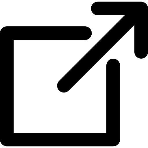 externo Basic Rounded Lineal icono
