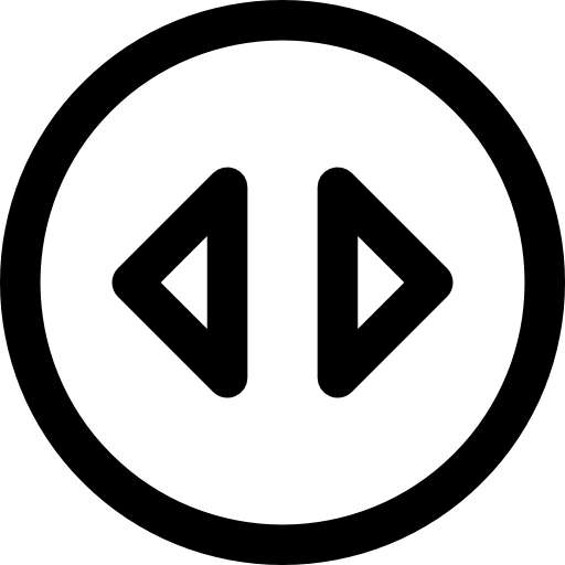 flecha doble Basic Rounded Lineal icono