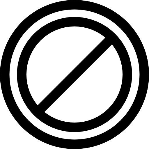 cancelar Basic Rounded Lineal icono