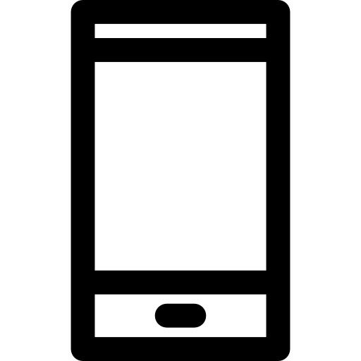 smartfon Basic Rounded Lineal ikona