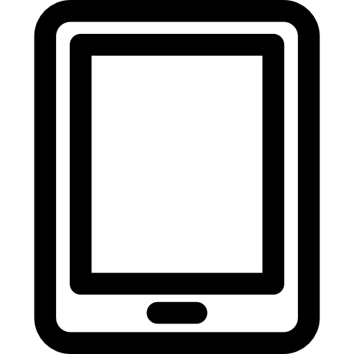 Tablet Basic Rounded Lineal icon