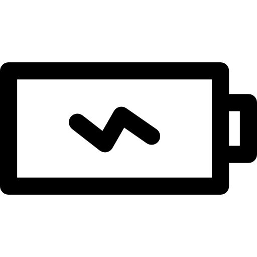 bateria Basic Rounded Lineal ikona