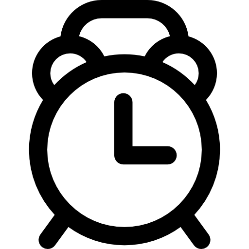 Alarm clock Basic Rounded Lineal icon