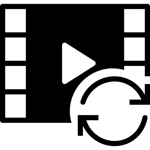 reproductor de video Basic Miscellany Fill icono