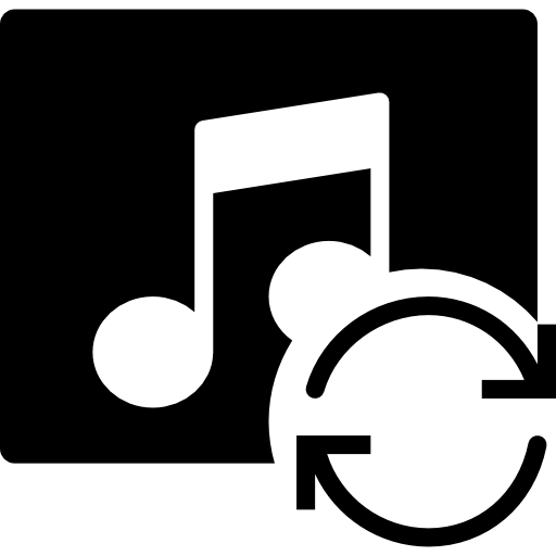 odtwarzacz muzyki Basic Miscellany Fill ikona