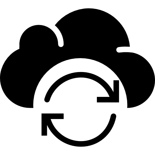 cloud computing Basic Miscellany Fill icona