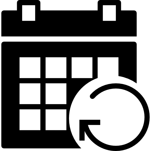 kalender Basic Miscellany Fill icoon