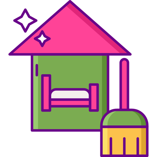 Room service Flaticons Lineal Color icon