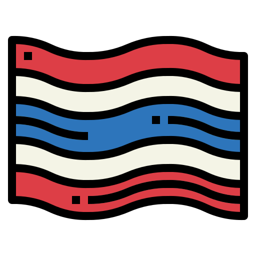Bandera Smalllikeart Lineal Color icono