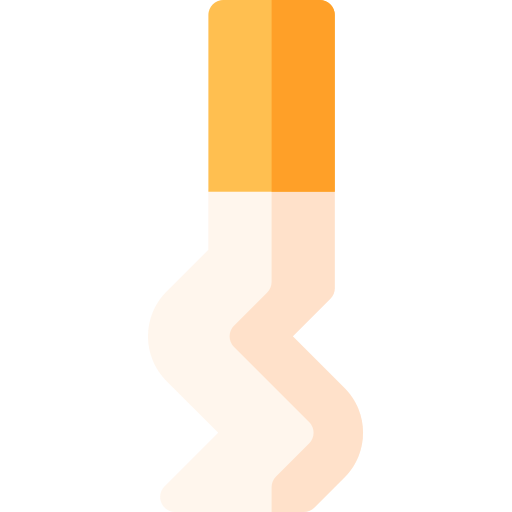 Cigarette Basic Rounded Flat icon