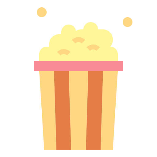 popcorn Smalllikeart Flat icon