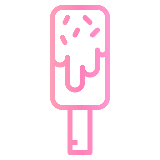 アイスクリーム Smalllikeart Gradient icon