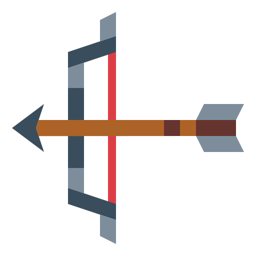 arco e freccia Smalllikeart Flat icona