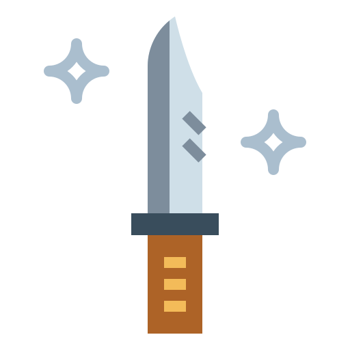 Knife Smalllikeart Flat icon