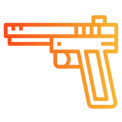 Pistola Smalllikeart Gradient icono