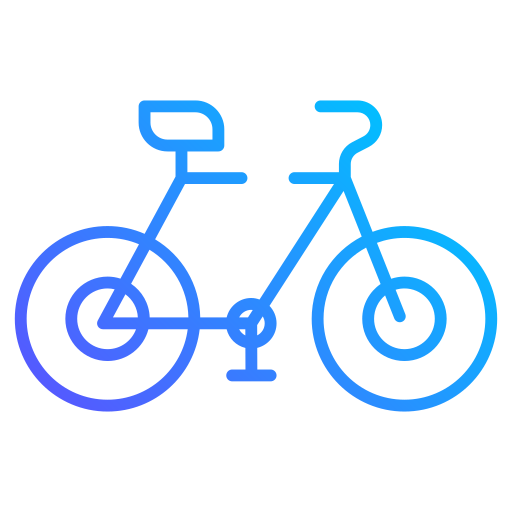 Bicycle Generic gradient outline icon