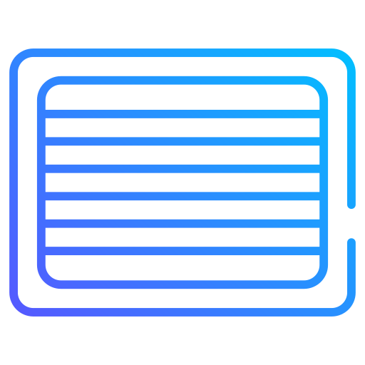 Air filter Generic gradient outline icon
