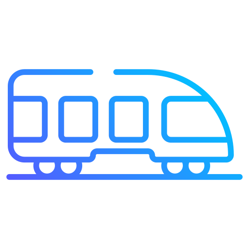 Bullet train Generic gradient outline icon