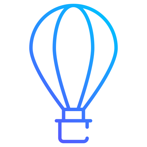 montgolfière Generic gradient outline Icône