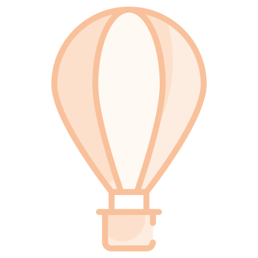 Hot air ballon Generic color lineal-color icon