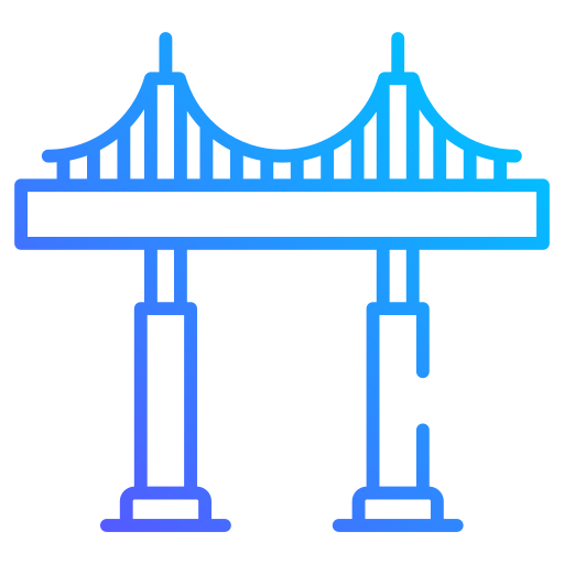 pont Generic gradient outline Icône