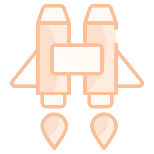 Jet pack Generic color lineal-color icon