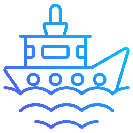 Tugboat Generic gradient outline icon