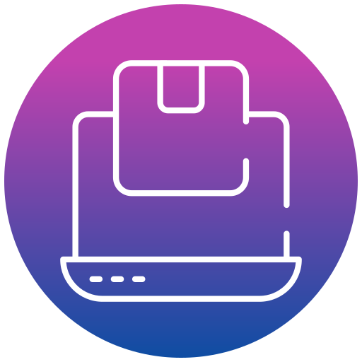 applicazione di consegna Generic gradient fill icona