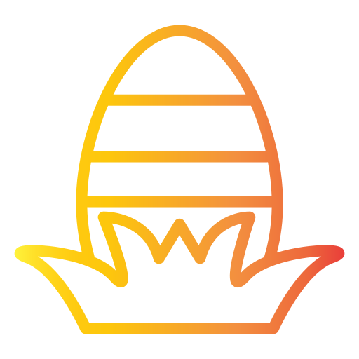 el huevo de pascua Generic gradient outline icono