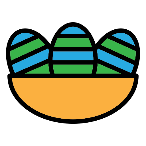 Пасхальное яйцо Generic color lineal-color иконка