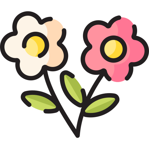 Flower Generic color lineal-color icon