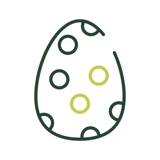 Пасхальное яйцо Generic color outline иконка