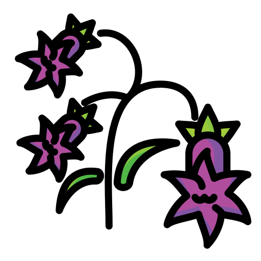 campanula Generic color lineal-color icona