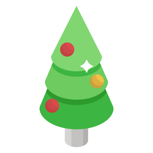 árbol de navidad Generic color fill icono