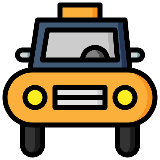 taxi Surang Lineal Color icon