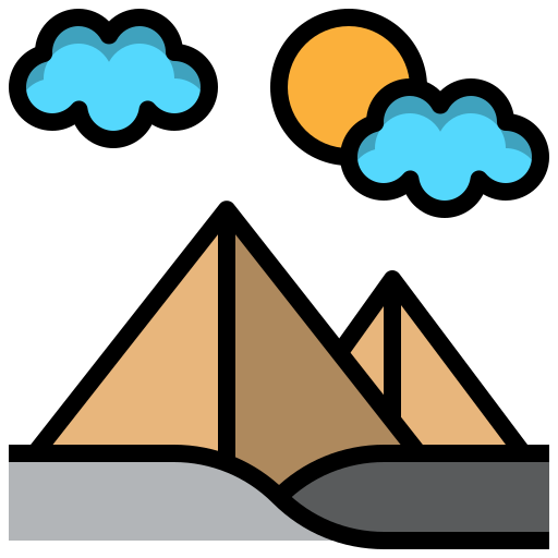 Пирамиды Surang Lineal Color иконка