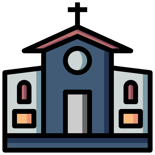 chiesa Surang Lineal Color icona